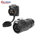CNLINKO M20 PBT IP68 Waterproof Connector Upgraded LP20 2 3 Pin Circular Plug Socket Industrial Electrical Power Cable Connector