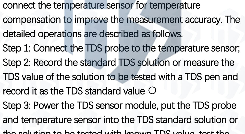 TDS Sensor Module Dissolved Solids Analog Signal Soluble Solid Water Quality Detection DS18B20 Temperature for Arduino 51/STM32
