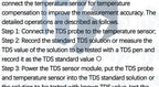 TDS Sensor Module Dissolved Solids Analog Signal Soluble Solid Water Quality Detection DS18B20 Temperature for Arduino 51/STM32