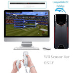 Wired /Wireless Infrared IR Signal Ray Sensor Receiver Bar For Wii Bluetooth Sensor Remote Bar Receiver Holder For Wii