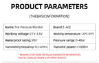 E-ACE 4 Sensors TPMS Removable Battery Wireless Intelligent Sensing Tire Pressure Monitor System Safety Alarm LCD Display
