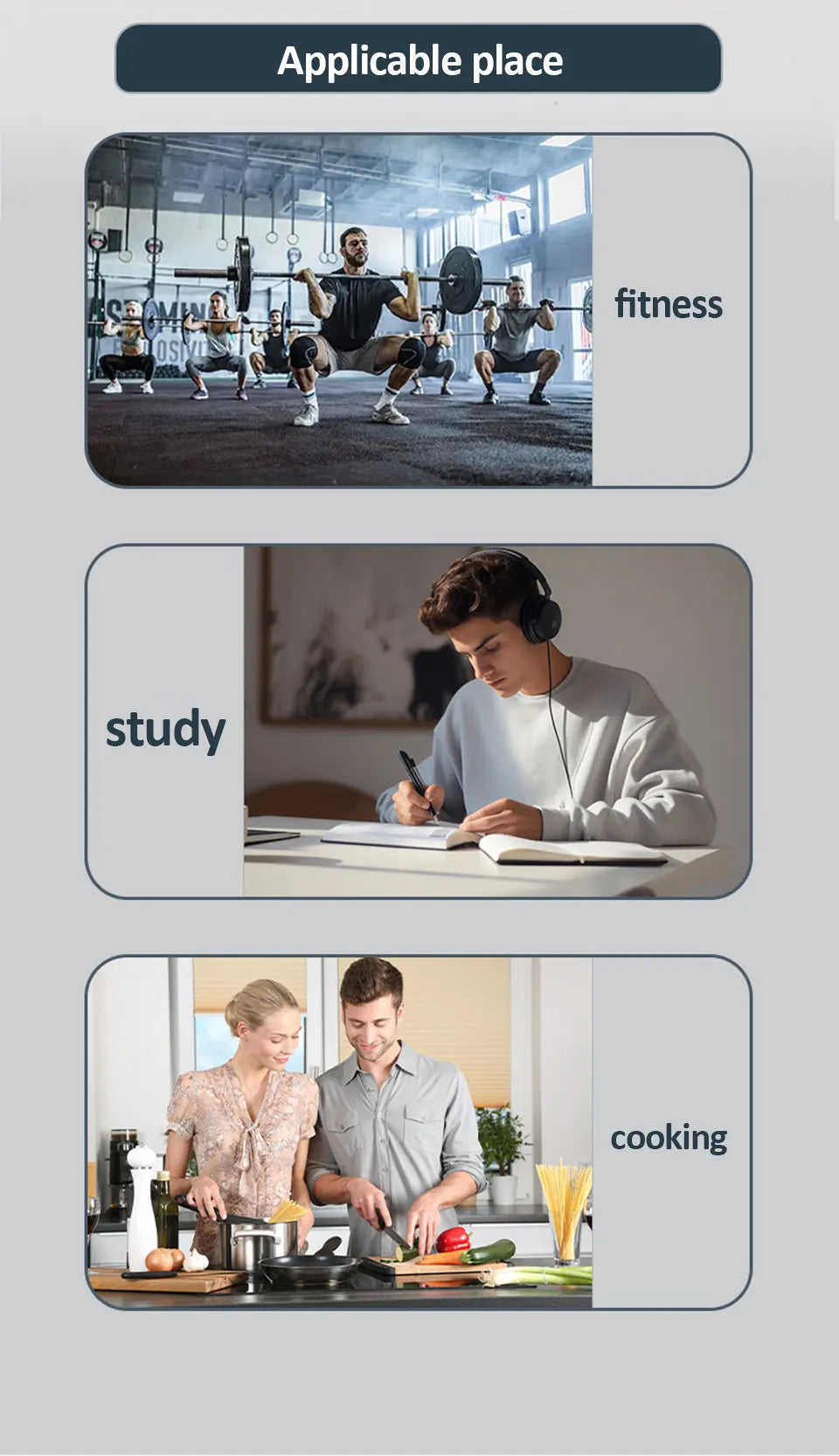 Digital Dual Kitchen Timer with Magnetic Back & Memory Presets, 2 Groups Countdown/Up Stopwatch Timer for Cooking, Baking