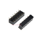 5/10Pcs Smd 2.54mm Female Header Strip Connector 3.5mm Height 2*2/3/4/5/6/7/8/10/20/40 P/Pin For Smt Pcb