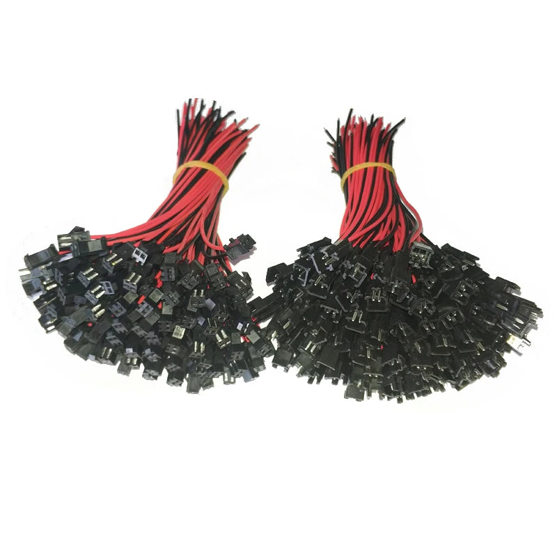 30/50/100pairs 2pin 3pin 4pin 5pin 6pin 15cm JST SM Connector Quick Male/Female Extension Cable For Lamp Driver CCTV Led Strip