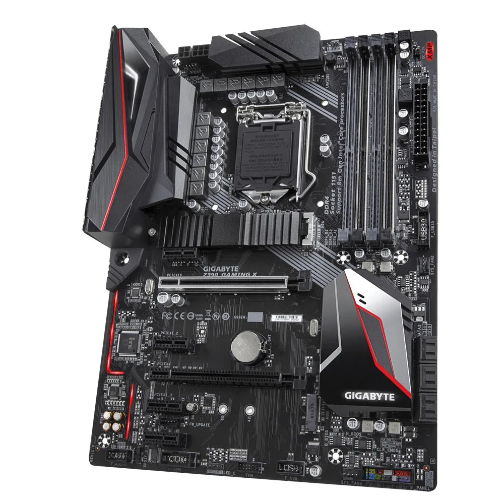 GIGABYTE Z390 GAMING X  LGA1151 Motherboard DDR4 Intel i9 i7 i5 i3 CPU Intel Z390 Gaming Placa-mãe 1151 Intel LAN M.2 ATX