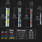 Heat Shrink Butt Connectors Waterproof Solder Seal Insulated Ring Wire Terminal Electrical Cable Splice Auto Marine Wiring Repai