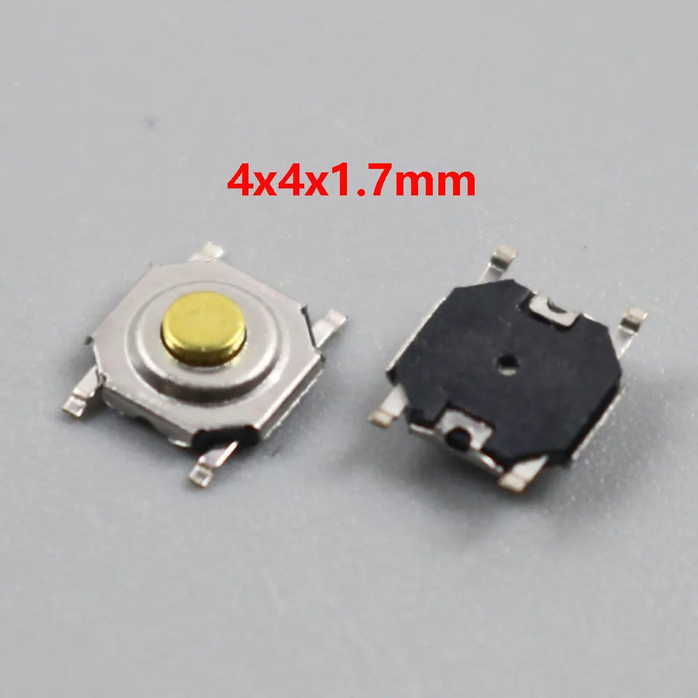 10Pcs/Lot Touch Tact Waterproof Switch Kit 4x4/5x5/4.5x4.5 SMT Micro Tactile Push Button Touch Switch 4 Pin LCD Monitor Repair ﻿