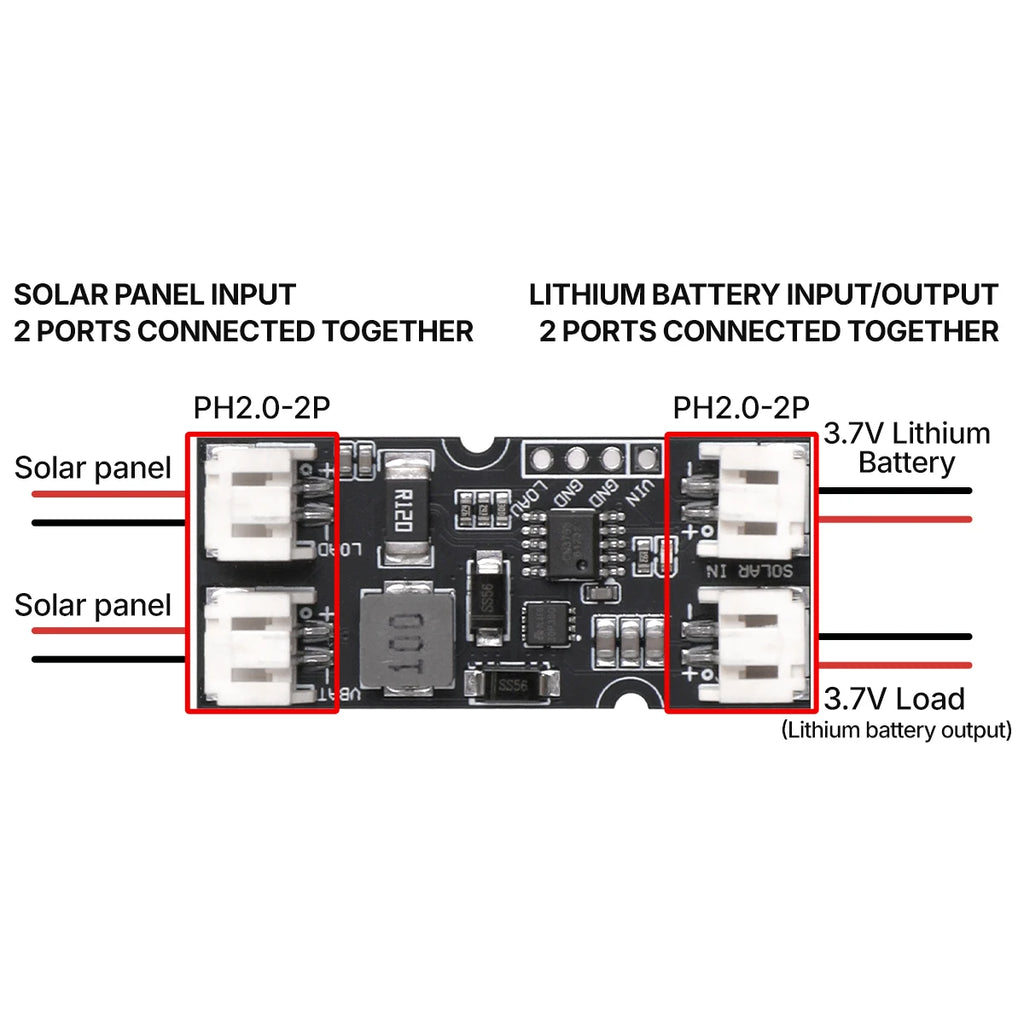 3Pcs CN3795 MPPT Solar Charger Control for 18650 Lithium Battery 4.2V Charge IoT Arduino LoRa Node Solar Panel Regulator Module