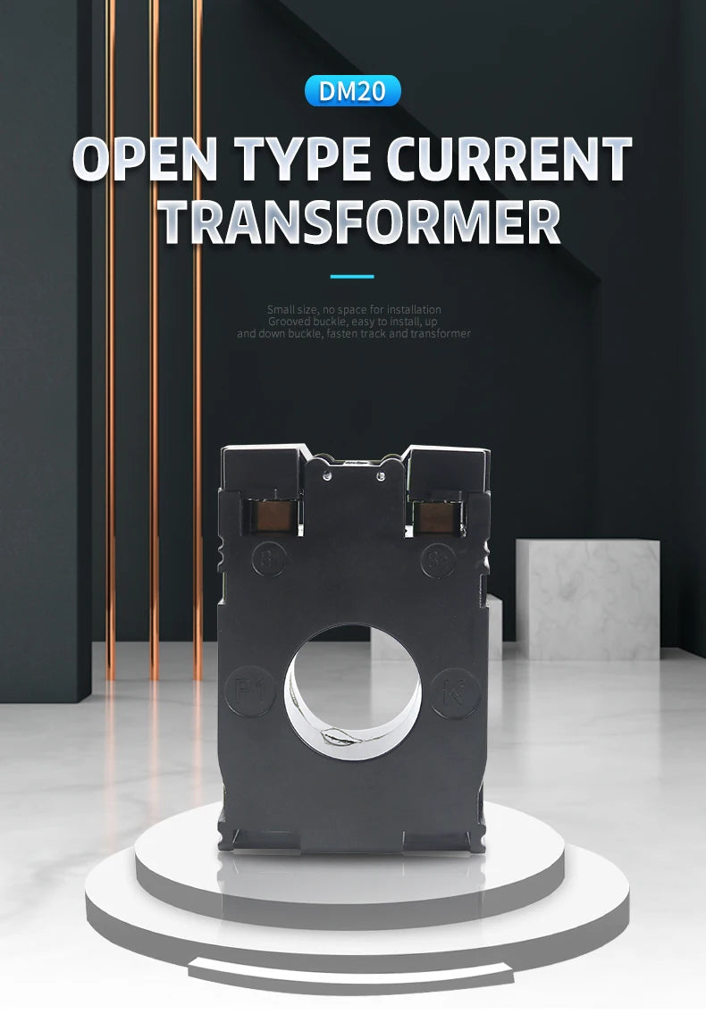 3pcs/lots Mini Din Rail Current Transformer 30A 50A 75A100A 150A 200A 250A 300A CT DM-20/AF-20