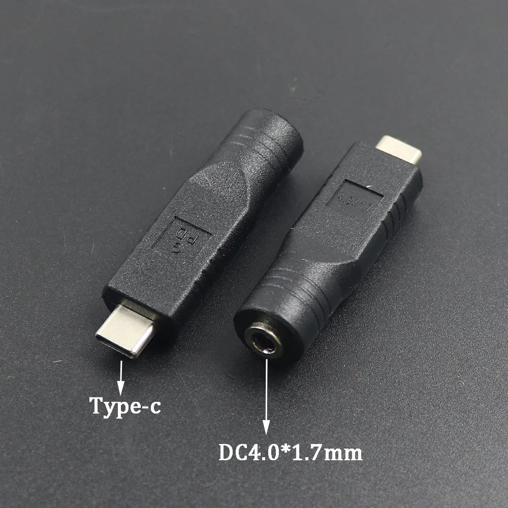 PD USB Adapter C Type C Male To 4.0*1.7 5.5*2.1 5.5*2.5 7.4*5.0 7.9*5.5mm Female Plug Converter DC Power Jack Connector