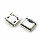 20PCS 5 Pin 10 Pin SMT Socket Connector Micro USB Type B Female Placement 12 Models SMD DIP Socket Connector