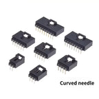 10PCS MX2.54 TJC8 Dupont Connector 2/3/4/5/12Pin with Belt Buckle Single Row 2.54mm Right Angle Pin Header Housing Terminals