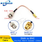 RG316 Cable SMA to BNC Male Plug & Female Jack Nut Bulkhead BNC To SMA Male Female Connector Extension WIRE RF Coaxial Jumper