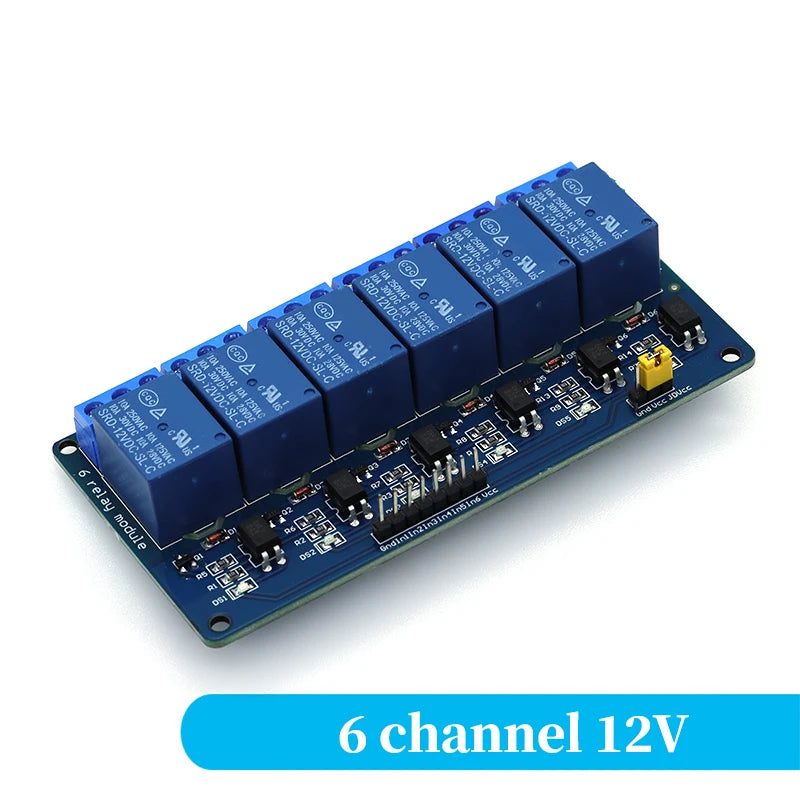 5v 12v 1 2 4 6 8 Channel Relay Module with optocoupler Relay Output 1 2 4 6 8 Way relay Module For Arduino In stock