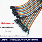 40PIN Cable Dupont Line 10cm 20cm 30cm Male to Male Female to Female Male to FeMale Jumper Dupont Wire Cable For PCB DIY KIT