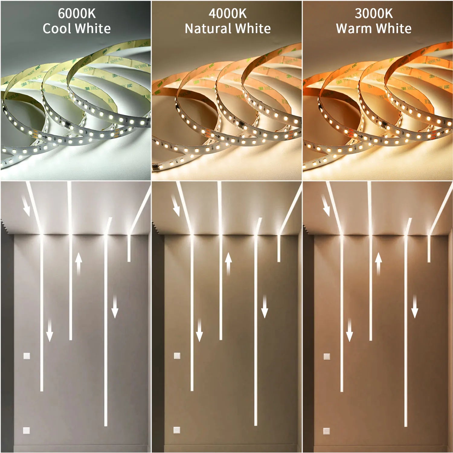 10m Running Water Flowing LED Strip Light DC24V WS2811 SMD2835 120LEDs/m Horse Race Pixel Addressable Flexible Linear Lamp Set