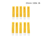 10pcs NTC Thin Film Thermistor 2.5cm 5cm 3950 10K 50K 100K MF5B SMD 1% 5% Temperature Sensor