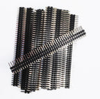 50pcs 2.54mm Straight 2x2/3/4-40p L11.5/13/15/17/19/21/25-50mm Gold Dual Row Double Insulation PCB Board Spacer Male Pin Header