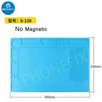 Multi-function Heat Insulation ESD Magnetic Silicone Pad Soldering Mat for Phone Motherboard Parts Repair Platform Hand DIY Tool