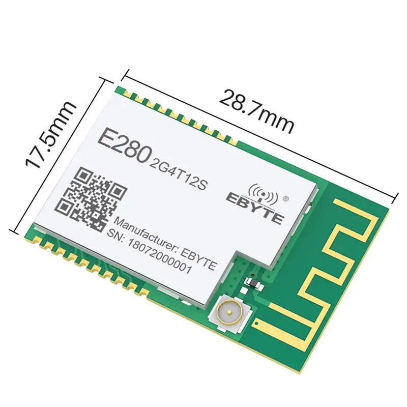 EBYTE Lora Wireless Module E280-2G4T12S SX1280 2.4G 12Dbm RF UART Support Lora FLRC GFSK Long Distance Range 3Km Transceiver