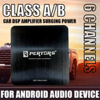 6 Channel Car Amplifier DSP Amplifier Car Audio System Dedicated Android Large Screen System, Amplified Woofer Lossless Upgrade