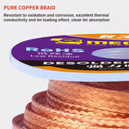 MECHANIC R350 Low Residue Solder Wick 1.0/1.5/2.0/2.5/3.0/3.5/4.0mm Pure Copper Tin Absorption Braid Electronics Repair Cleaning
