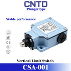 CNTD CSA-001 CSA-003 Series Industrial Vertical Limit Switch IP66 Waterproof Zinc Alloy Double Circuit 12 Actuator Types