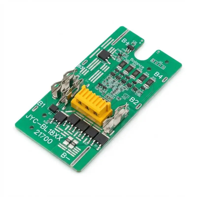 Compact BMS Circuit with Balance Charger for Custom 18V Li-ion Battery Cases