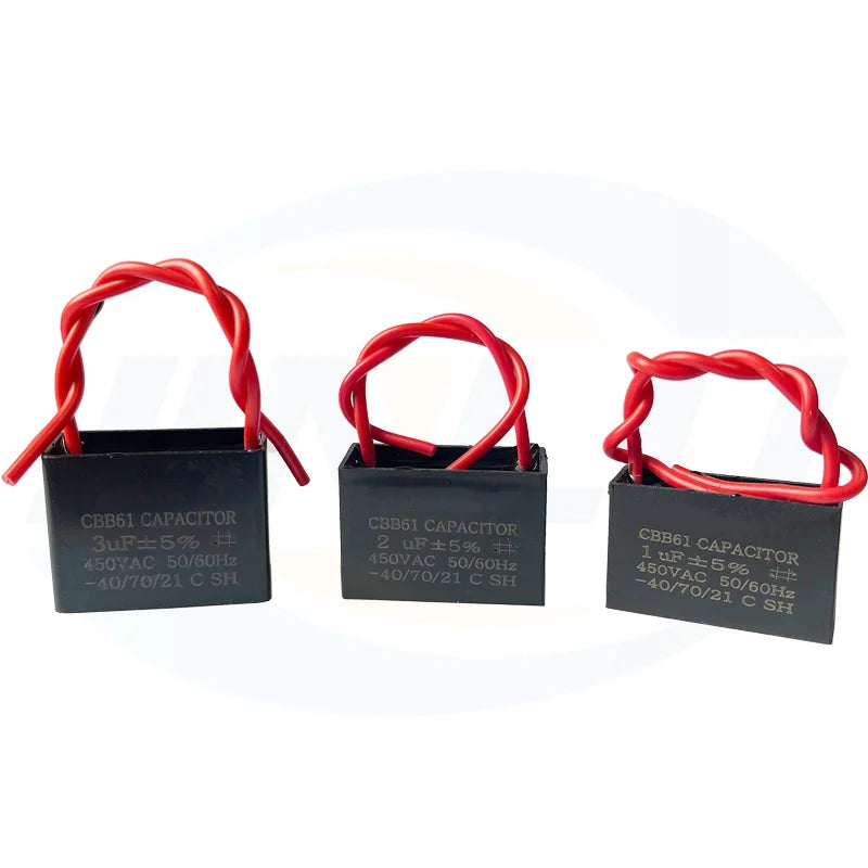 450V 1.2uF 1.5uF 1.8uF 2uF 2.2uF 2.5uF 1.2mF 1.5mF 1.8mF 2mF 2.2mF 2.5mF CBB61 Motor Start Run Fan Capacitor