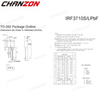 10PCS TO-263 TO-252 IRF3710S IRF4905S IRLR024N IRLR2905 IRLR7843 IRLR8726 SMD Power SIC Mosfet Transistor Bipolar Junction BJT