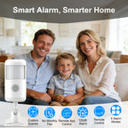2/4/6/8 PCS Tuya Smart WiFi Infrared Alarm Detector 4 Alarm Modes Infrared Motion Human Body Infrared Detector Work With Alexa Google Home Security
