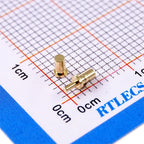 5 20Pcs Target Contact PAD Connector DIP 2.54 MM Grid 2 3 4 5 6 7 8 10 Position SMD Pogo Pin Header Strip Battery Power Charge