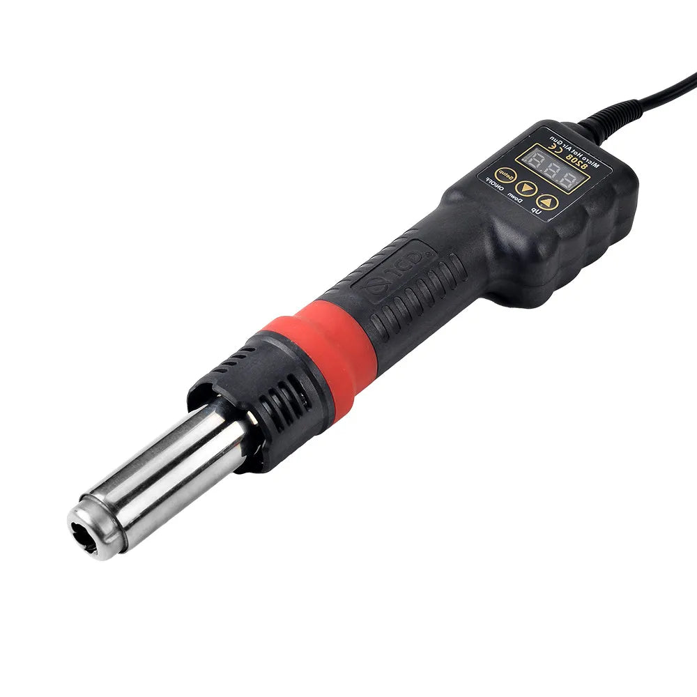 JCD Micro 750W Hot Air Gun Soldering Welding Rework Station with LCD Digital Display All-in-one Heat Gun for BGA IC Soldering Tools