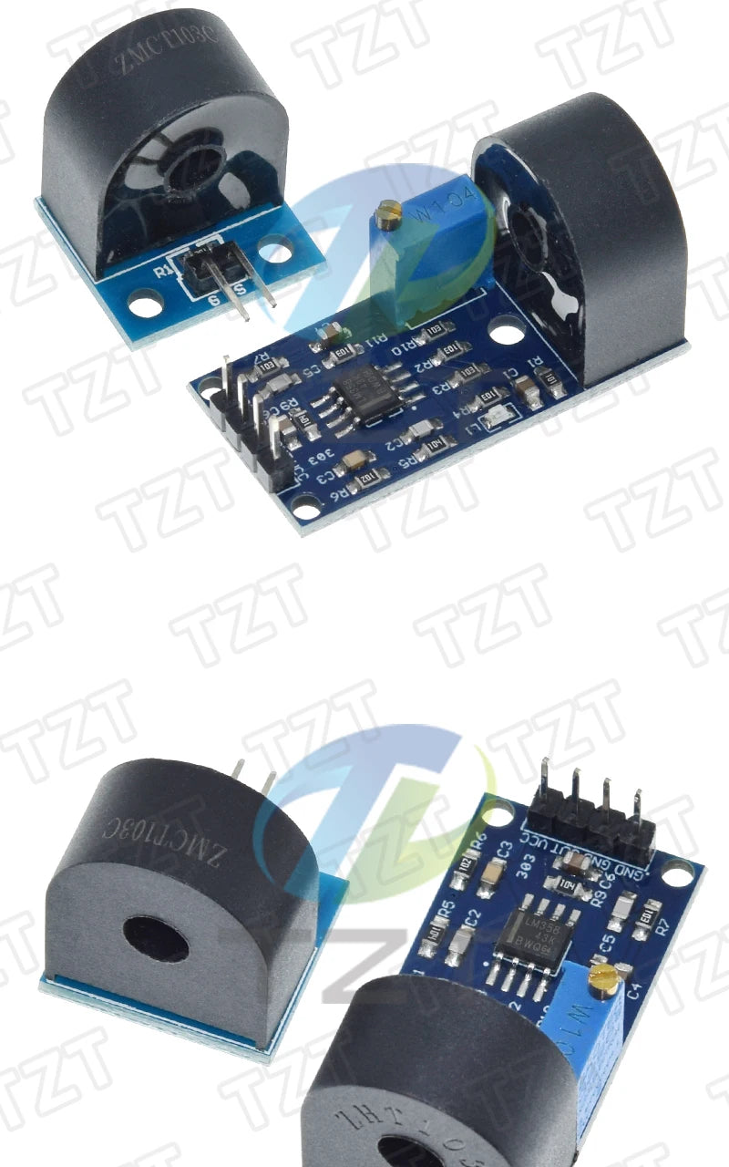 1/3PCS ZMCT103C 5A Range Single Phase AC Active Output Onboard Precision Micro Current Transformer Module Current Sensor