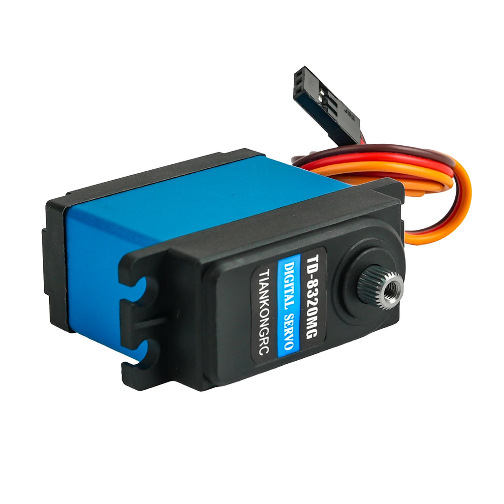 4 Set TD-8320MG Servo 20KG Waterproof Digital Servo Motor Aluminium Steel Gear for RC Car Truck Helicopter Crawler Boat Airplane
