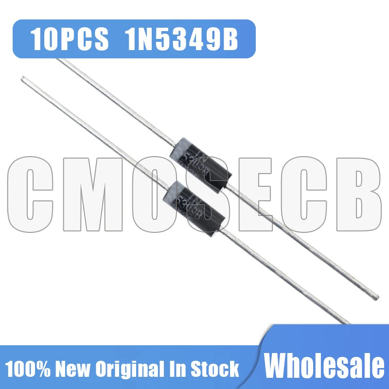 10PCS 5W Zener Diode 1N5349B IN5349 12V Direct Insertion High-Power Zener Diode DO-15