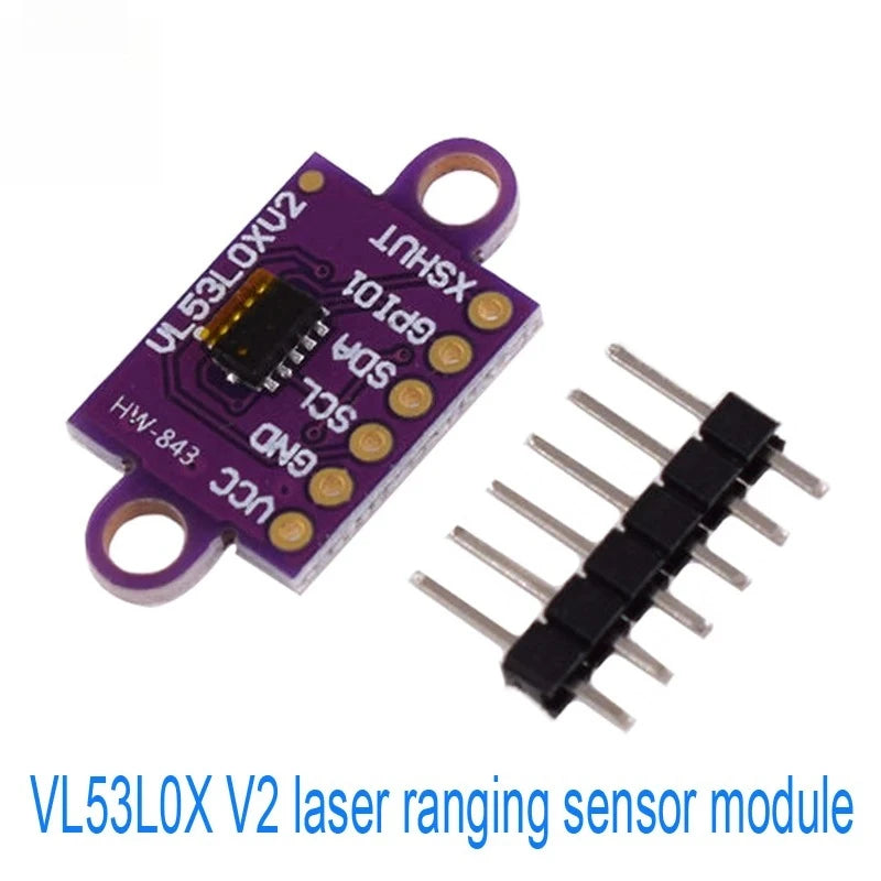 VL53L0X Time-of-Flight (ToF) Laser Ranging Sensor Breakout 940nm GY-VL53L0XV2 Laser Distance Module I2C IIC 3.3V/5V for arduino