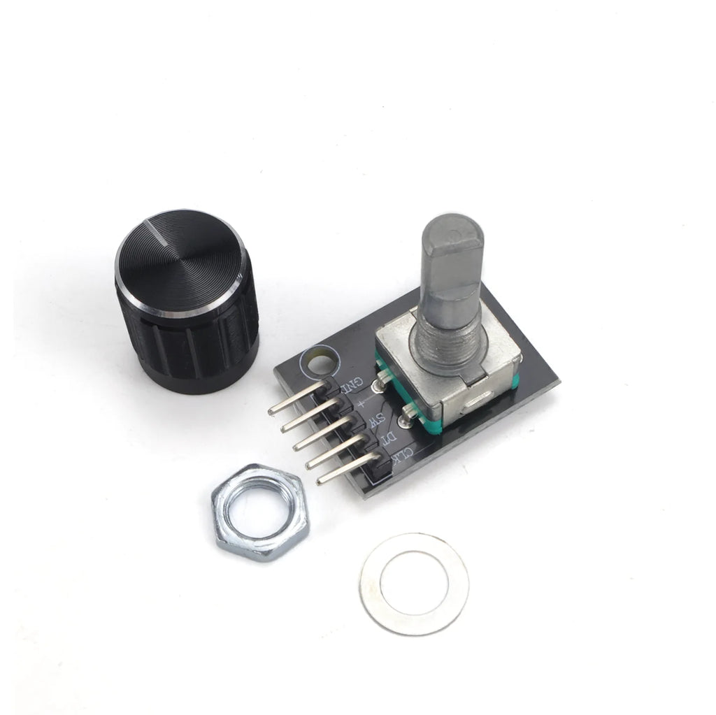 1 to 8 PCS KY-040 360 Degrees Rotary Encoder Module with Knob Cap 5V Brick Sensor Switch Development Board Module for R3 Board