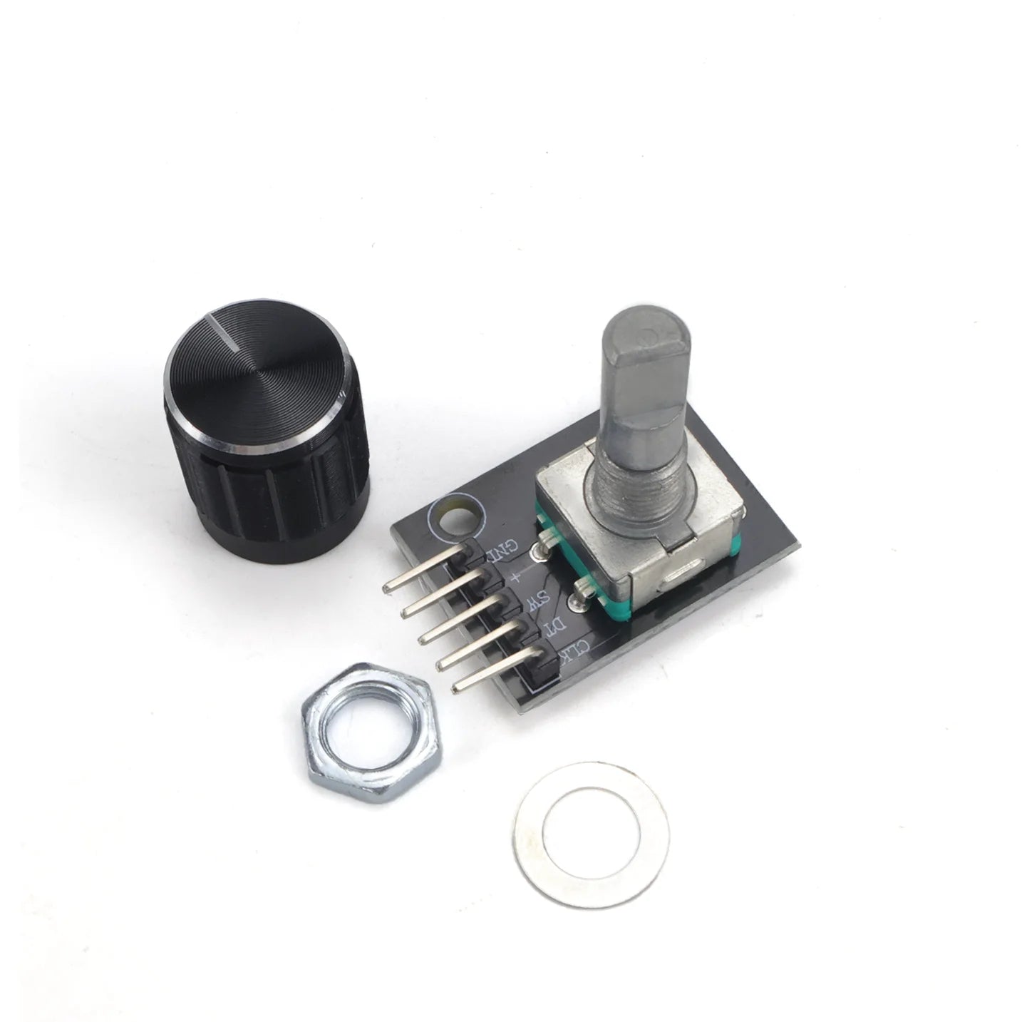 1 to 8 PCS KY-040 360 Degrees Rotary Encoder Module with Knob Cap 5V Brick Sensor Switch Development Board Module for R3 Board