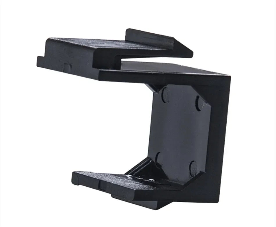 RJ 45 Coupler Baffler RJ45 Keystone Jack Filling Module Keystone Frame Wall Plate Patch Panel Blind Plate For Modular Blank