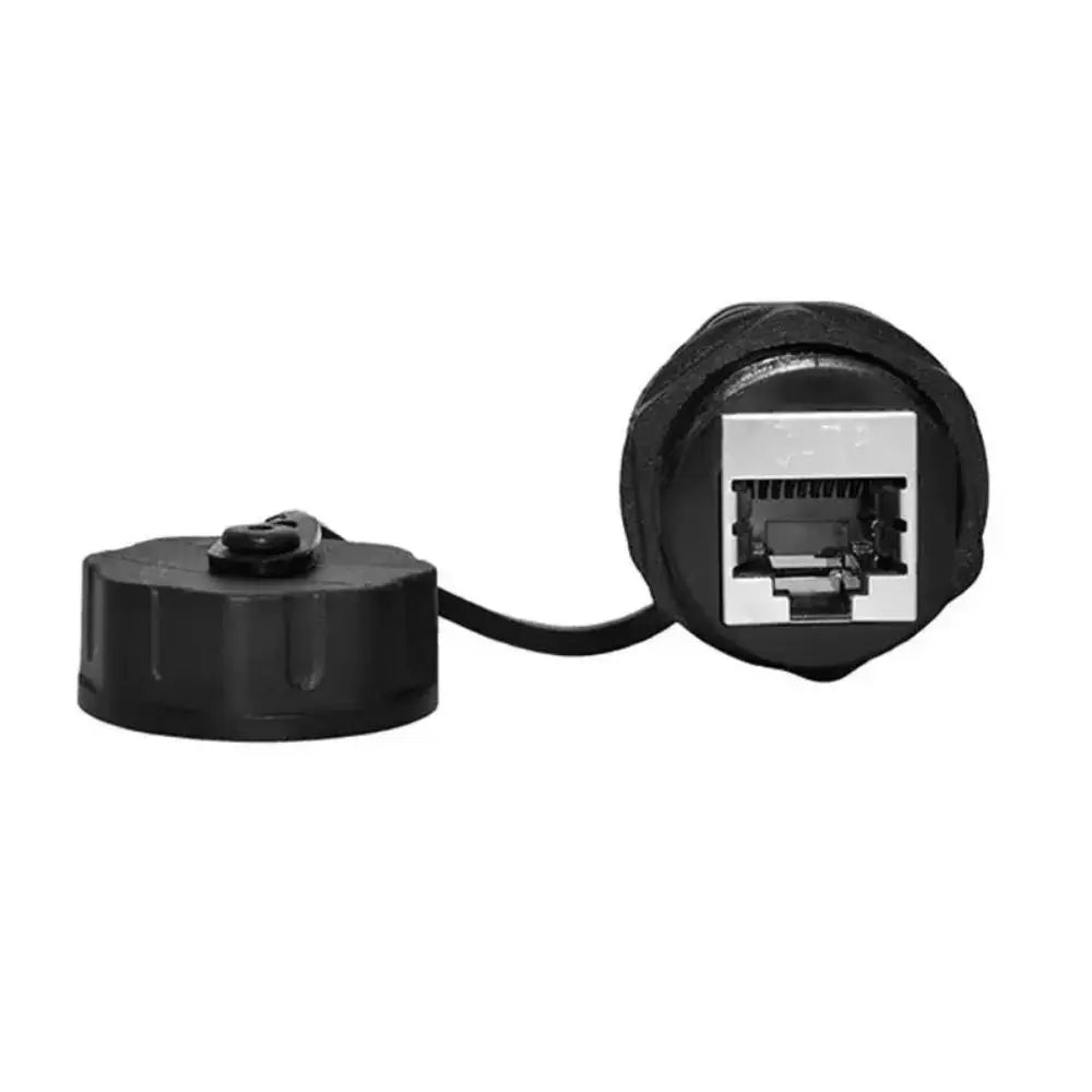 IP68 Waterproof RJ45 Network Connector Shielded Circular Waterproof Joint RJ45 Plug Panel Cat6A Gigabit Network