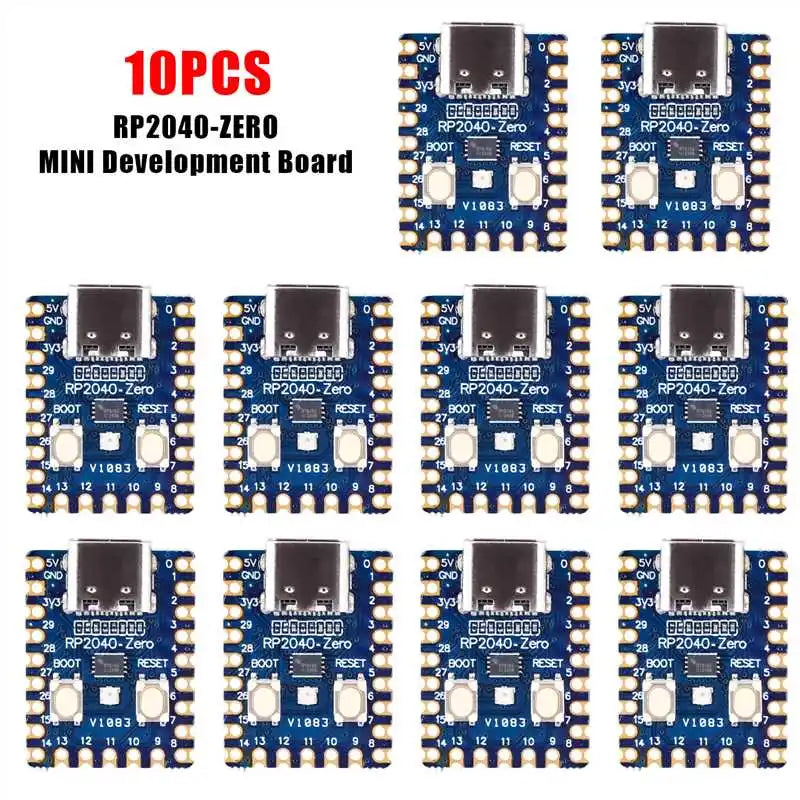 1-20PCS RP2040-Zero RP2040 for Raspberry Pi Microcontroller PICO Development Board Dual-core Cortex M0+ Processor 2MB Flash XCW