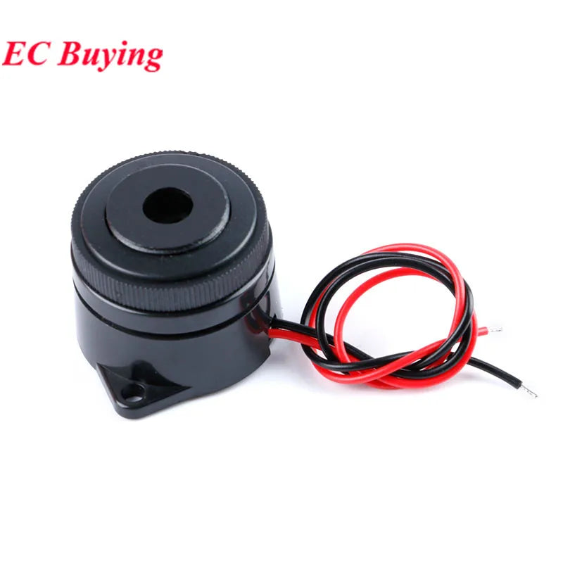 2Pcs/1pc 2910 Piezo Electric Active Buzzer Speaker 12V 24V 3025 Continuous Sound Alarm DIY Spiral DC Refrigeration Equipment