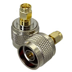N to SMA RP-SMA Adapter Kit RF Coaxial Connector Set N Male/Female to SMA Male/Female 50 Ohm for Ham Radio
