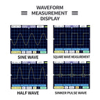 50M SCO2 Dual-Channel Digital Oscilloscope 10MHz Sampling Rate 2.5 KSA/s Analog Bandwidth Automatic PWM Electronic Repair Tool