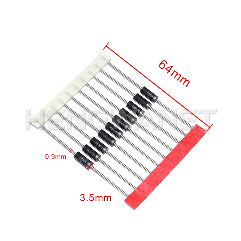 10pcs 1N5349B Power Zener Diode 5W 12V High Energy Absorption Voltage Stabilization Component for Electronics
