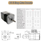 24V 48V DC Servo Motor All-in-one Integrated In Drive Low Voltage 42/57/86mm Motor 3000RPM 17Bit Absolute Encoder With RS485