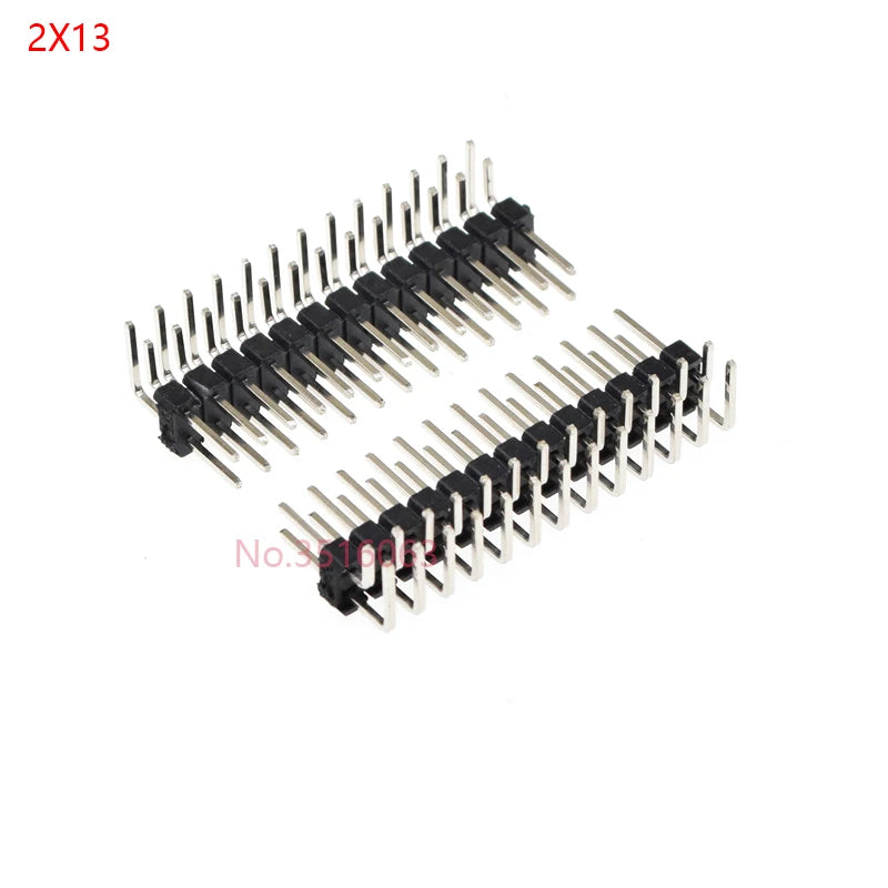 10PCS Double row MALE 2.54MM PITCH Right Angle PIN Header connector 2*2/3/4/5/6/7/8/9/10/16/20/40 PIN/P 2x/3/4/5/6/8/10/16/20/40
