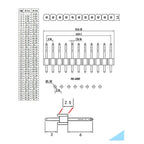 50/20/10Pcs 2.54mm Single Row Male 1/2*40P PCB Board Pin Header Connector Strip Pinheader 2/3/4/5/6/8/10/12/20/40Pin For Arduino