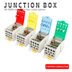 Distribution Box One In Several Out Power Wire Universal Electric Connector Junction Din Rail Terminal Block UKK 80A160A250A400A